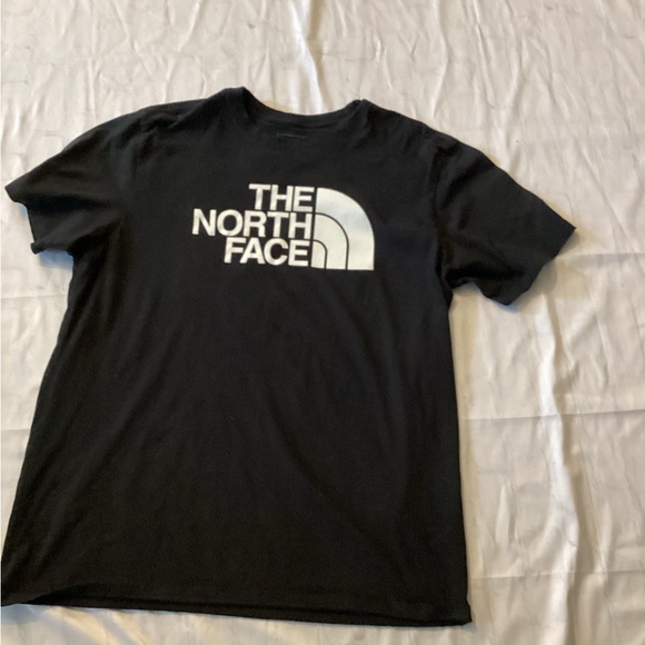The North Face Black Tee with White Logo - Picture 1 of 5